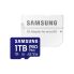 Samsung 1TB PRO Plus MB-MD1T0SA MicroSDXC UHS-I Class 10 - Read; up to 180MB/s, Write; up to 130MB/s